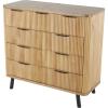 image:imageDeco 79 Wood Room Cabinet 9 Drawer Storage Cabinet Accent Cabinet 38 x 17 x 36 Brown