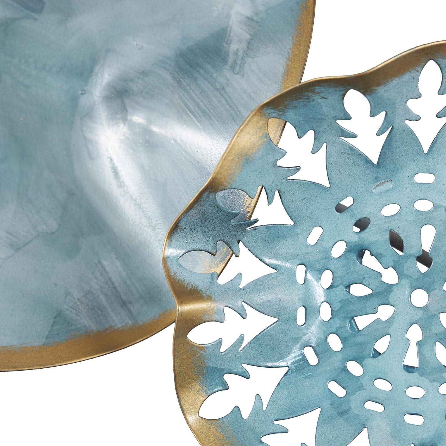 image:imageDeco 79 Metal Plate Home Wall Decor 3D Overlapping Discs Wall Sculpture Wall Art 50 x 3 x 25 Multi Colored