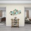 image:imageDeco 79 Metal Plate Home Wall Decor 3D Overlapping Discs Wall Sculpture Wall Art 50 x 3 x 25 Multi Colored