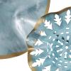 image:imageDeco 79 Metal Plate Home Wall Decor 3D Overlapping Discs Wall Sculpture Wall Art 50 x 3 x 25 Multi Colored