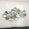image:imageDeco 79 Metal Plate Home Wall Decor 3D Overlapping Discs Wall Sculpture Wall Art 50 x 3 x 25 Multi Colored