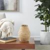 image:imageDeco 79 Seagrass Handmade Decorative Vase Braided Centerpiece Vase Vase for Home Decoration 8 x 8 x 10 Light BrownLight Brown