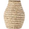 image:imageDeco 79 Seagrass Handmade Decorative Vase Braided Centerpiece Vase Vase for Home Decoration 8 x 8 x 10 Light BrownLight Brown