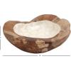 image:imageDeco 79 Teak Wood Handmade Decorative Decorative Bowl Live Edge Free Form Decorative Container with Capiz Interior Decorative Keepsake Box 5 x 16 x 16 BrownBrown