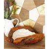 image:imageDeco 79 Teak Wood Handmade Decorative Decorative Bowl Live Edge Free Form Decorative Container with Capiz Interior Decorative Keepsake Box 5 x 16 x 16 BrownBrown