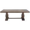 image:imageDeco 79 Mango Wood Dining Table with Parquet Inlay 84 x 42 x 30 Brown