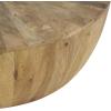 image:imageDeco 79 Mango Wood Handmade Living Room Coffee Table Round Table Center Table 36 x 36 x 13 Brown