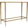 image:imageDeco 79 Marble Console Table with Metal Legs 37 x 12 x 28 Gold37 x 12 x 28