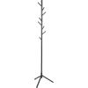 image:imageDeco 79 Metal Coat Rack 15 x 15 x 72 WhiteBlack