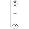 image:imageDeco 79 Metal Coat Rack 15 x 15 x 72 WhiteBlack