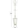 image:imageDeco 79 Metal Coat Rack 15 x 15 x 72 WhiteWhite