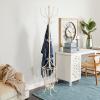 image:imageDeco 79 Metal Coat Rack 15 x 15 x 72 WhiteWhite