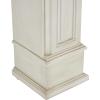 image:imageDeco 79 Wooden Fireplace Mantle Freestanding with Leaf Accents 47 x 9 x 43 WhiteWhite