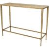 image:imageDeco 79 Marble Console Table with Metal Legs 37 x 12 x 28 Gold37 x 12 x 28