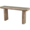 image:imageDeco 79 Wood Console Table 63 x 16 x 32 Cream