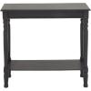 image:imageDeco 79 Wood Console Table Slim Turned 1 Shelf  32 x 12 x 32 Black