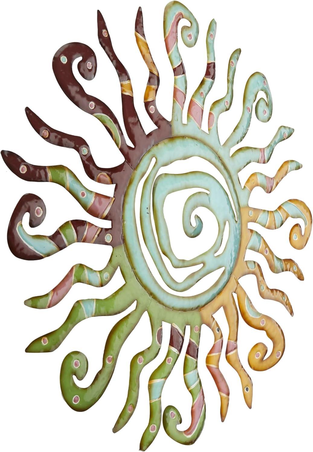 Deco 79 Metal Sun Home Wall Decor Indoor Outdoor Wall Sculpture with ...