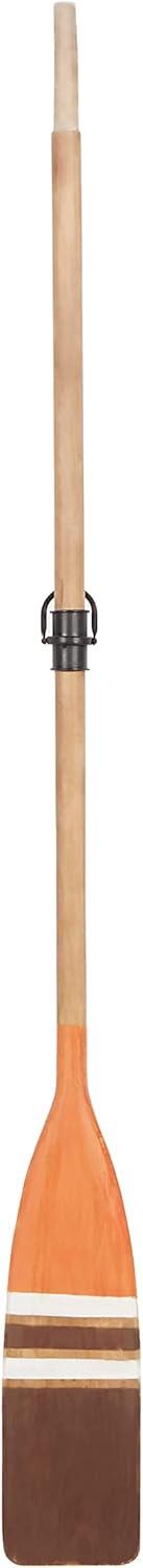 image:imageDeco 79 Wooden Paddle Home Wall Decor Novelty Canoe Oar Wall Sculpture with Arrow and Stripe Patterns Wall Art 6 x 1 x 41 Multi ColoredBrown