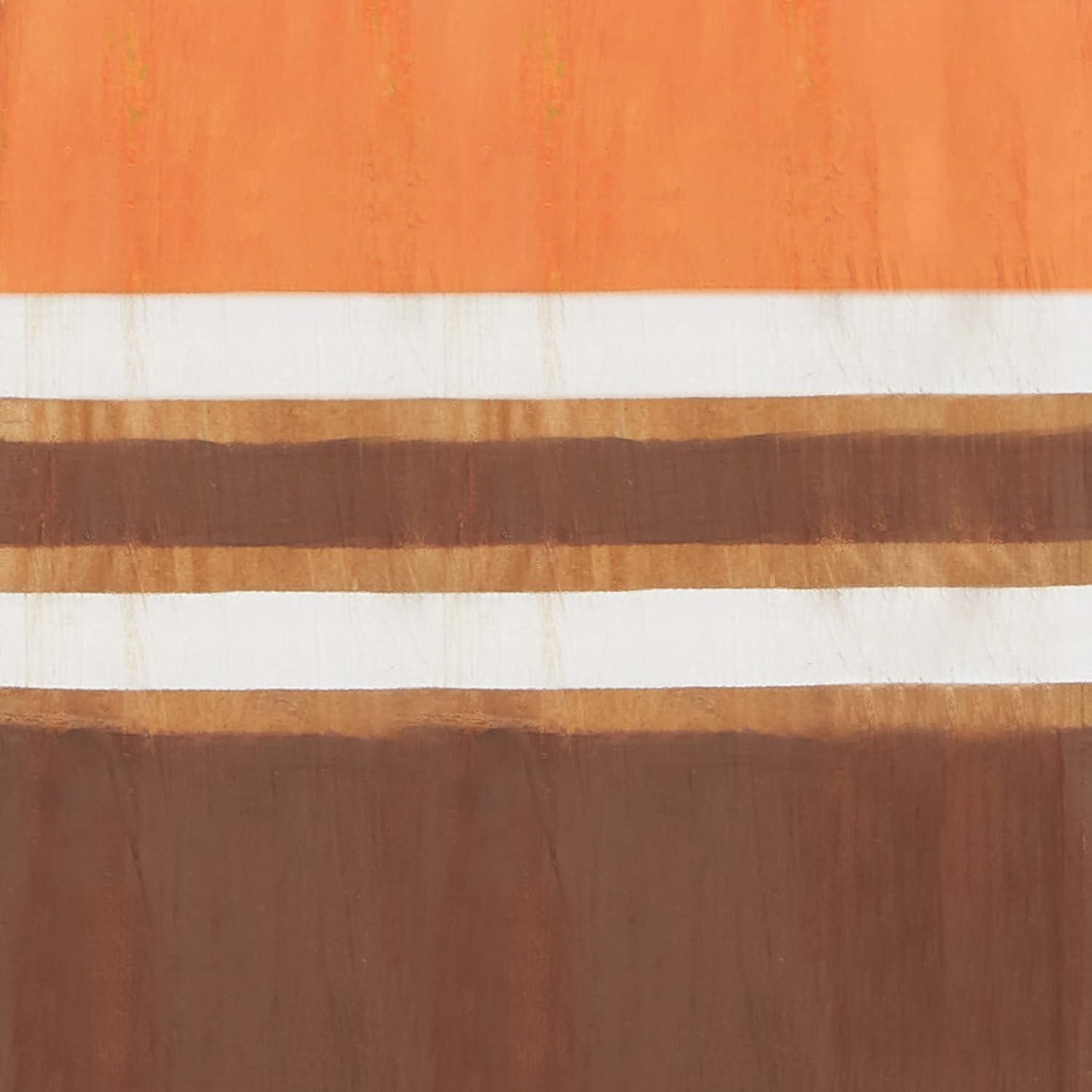 image:imageDeco 79 Wooden Paddle Home Wall Decor Novelty Canoe Oar Wall Sculpture with Arrow and Stripe Patterns Wall Art 6 x 1 x 41 Multi ColoredBrown