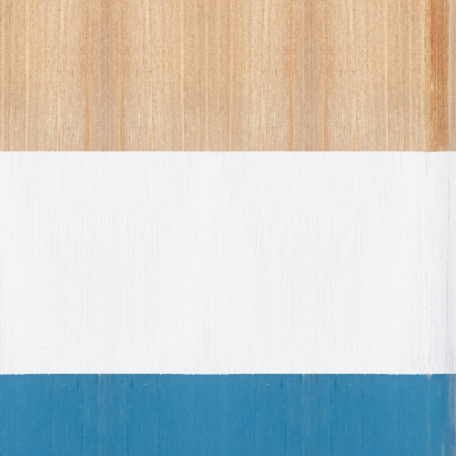 image:imageDeco 79 Wooden Paddle Home Wall Decor Novelty Canoe Oar Wall Sculpture with Arrow and Stripe Patterns Wall Art 6 x 1 x 41 Multi ColoredWhite