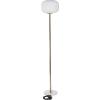 image:imageCosmoLiving by Cosmopolitan Metal Room Floor Lamp Standing Tall Lamp with Round Ribbed Shade Tall Lamp 12 x 12 x 64 White