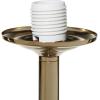 image:imageCosmoLiving by Cosmopolitan Metal Room Floor Lamp Standing Tall Lamp with Round Ribbed Shade Tall Lamp 12 x 12 x 64 White
