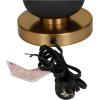 image:imageCosmoLiving by Cosmopolitan Metal Room Table Lamp Orbs Style Base Accent Lamp with Drum Shade Lamp 15 x 15 x 28 WhiteBlack