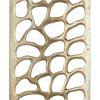 image:imageDeco 79 Aluminum Metal Abstract Home Wall Decor Cutouts Wall Sculpture Set of 2 Wall Art 7W 22H Gold