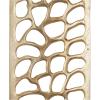 image:imageDeco 79 Aluminum Metal Abstract Home Wall Decor Cutouts Wall Sculpture Set of 2 Wall Art 7W 22H Gold