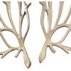 image:imageDeco 79 Aluminum Metal Coral Home Wall Decor Inspired Wall Sculpture Set of 2 Wall Art 11W 33H GoldGold