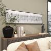 image:imageDeco 79 Canvas Abstract Framed Wall Art with Silver Frame 71 x 1 x 20 Gray