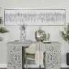 image:imageDeco 79 Canvas Abstract Framed Wall Art with Silver Frame 71 x 1 x 20 Gray