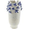 image:imageDeco 79 Ceramic Bird Decorative Vase 3D Centerpiece Vase Flower Vase for Home Decoration 11 x 11 x 18 WhiteWhite