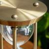 image:imageDeco 79 Glam Metal Cylinder Timer 7 x 7 x 12 SilverBrass