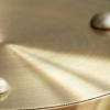 image:imageDeco 79 Glam Metal Cylinder Timer 7 x 7 x 12 SilverBrass