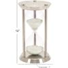 image:imageDeco 79 Glam Metal Cylinder Timer 7 x 7 x 12 SilverSilver