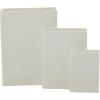 image:imageDeco 79 Linen Fabric Decorative Box Faux Storage Book Book Shaped Boxes with Faux Leather Detailing Set of 3 Decorative Keepsake Boxes 15 12 9H BrownWhite