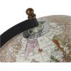 image:imageDeco 79 Mango Wood Globe with Wood Base 9 x 8 x 13 Brown