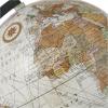 image:imageDeco 79 Mango Wood Globe with Wood Base 9 x 8 x 13 Brown