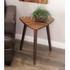 image:imageDeco 79 Mango Wood Handmade Side End Accent Table End Table with Wood Inlay Side Table 20 x 21 x 22 Brown