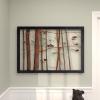 image:imageDeco 79 Metal Bird Home Wall Decor Wall Sculpture with Real Wood Detailing set of 2 Wall Art 16 x 2 x 36 BlackMulti Colored