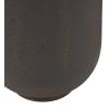 image:imageDeco 79 Metal Decorative Vase Indoor Outdoor Tall Floor Bottleneck Centerpiece Vases with Bubble Texture and Studs Set of 3 Flower Vases for Home Decoration 50 35 26H Dark BrownDark Brown
