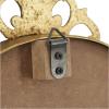 image:imageDeco 79 Metal Scroll Antique Style Clock 6 x 2 x 9 Gold11 x 2 x 15