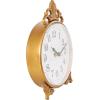 image:imageDeco 79 Metal Scroll Antique Style Clock 6 x 2 x 9 Gold6 x 2 x 9