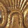 image:imageDeco 79 Metal Scroll Antique Style Clock 6 x 2 x 9 Gold6 x 2 x 9