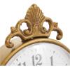 image:imageDeco 79 Metal Scroll Antique Style Clock 6 x 2 x 9 Gold6 x 2 x 9
