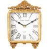 image:imageDeco 79 Metal Scroll Antique Style Clock 6 x 2 x 9 Gold6 x 3 x 8