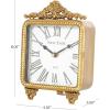image:imageDeco 79 Metal Scroll Antique Style Clock 6 x 2 x 9 Gold6 x 3 x 8