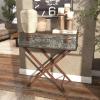 image:imageDeco 79 Metal Side End Accent Table End Table with Suitcase Style Top Side Table 32 x 16 x 32 Gray