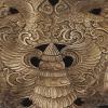 image:imageDeco 79 Polystone Cow Home Wall Decor Carved Skull Wall Sculpture Wall Art 28 x 7 x 30 Bronze